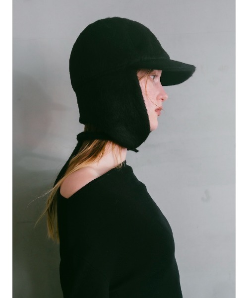 ILANIS（イラニス）の「2way Ananda Shelter Shaggy Cap（キャップ・レディース・ブラック・FREE）」の13枚目の写真