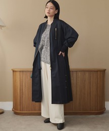 【名品】バックギャザーMA-1ロングコート