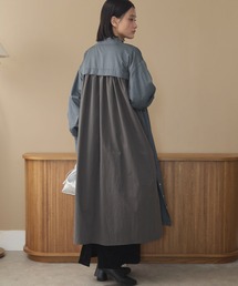 【名品】バックギャザーMA-1ロングコート