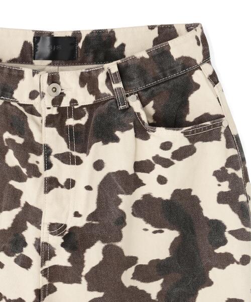 SIS（エスアイエス）の「SIS/エスアイエス/COW PRINT PANTS（その他パンツ・レディース・グレー・M）」の5枚目の写真