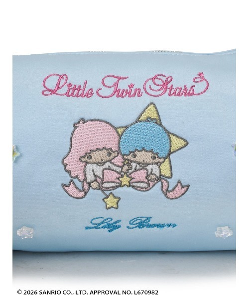 LILY BROWN（リリーブラウン）の「【リトルツインスターズ（キキ＆ララ）】[L.B CANDY STOCK]2wayサテンミニバッグ（ハンドバッグ・レディース・ライトブルー/ピンク/ホワイト・F）」の14枚目の写真