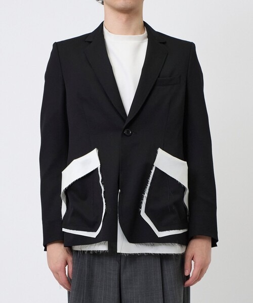 sulvam(サルバム)の「【sulvam / サルバム】Classic Short Jacket(テーラードジャケット・メンズ・ブラック・L/M/XL)」の1枚目の写真
