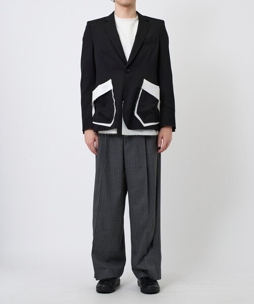 sulvam(サルバム)の「【sulvam / サルバム】Classic Short Jacket(テーラードジャケット・メンズ・ブラック・L/M/XL)」の5枚目の写真