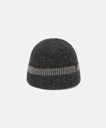 MOIF（モイフ）の「[AW26] DUAL YARN ニットキャップ / アンスラサイト（ニットキャップ/ビーニー）」