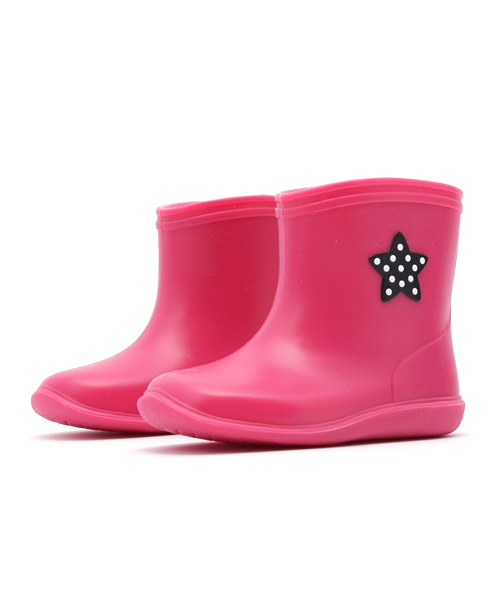 FABHUG （ファブハグ）の「[13-15cm] カラフルレインシューズ (baby)（レインシューズ・キッズ・ネイビー/レッド/イエロー/パープル/グリーン/ブルー/ピンク・13㎝/13cm/14cm/15cm）」の7枚目の写真
