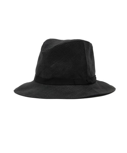 KIJIMA TAKAYUKI（キジマ　タカユキ）の「KIJIMA TAKAYUKI ペーパークロスハット（ハット・メンズ・ブラック/ベージュ/ネイビー・2/3）」の2枚目の写真