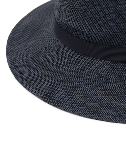 KIJIMA TAKAYUKI（キジマ　タカユキ）の「KIJIMA TAKAYUKI ペーパークロスハット（ハット・メンズ・ブラック/ベージュ/ネイビー・2/3）」の7枚目の写真