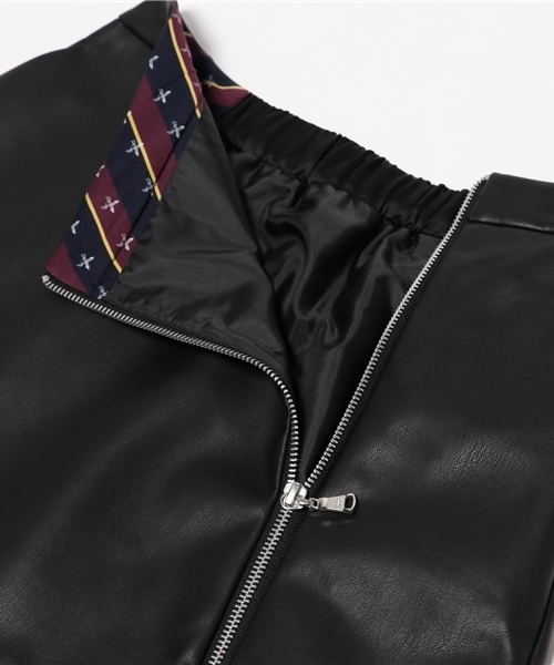 GUILD PRIME(ギルドプライム)の「【GUILD PRIME】WOMENS バイアスジップスカート(スカート・レディース・ブラック・36/34)」の4枚目の写真