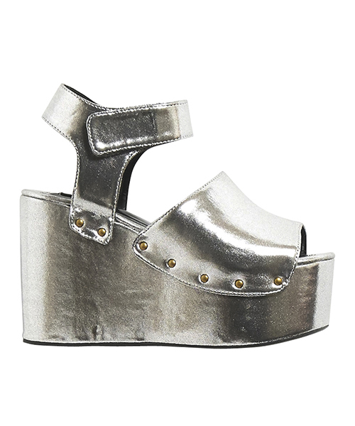 made in HEAVEN（メイドインヘブン）の「Heavy duty #metal メタリックプラットフォームサンダル（サンダル・レディース・ブラック/シルバー/ゴールド・38/36/37）」の5枚目の写真