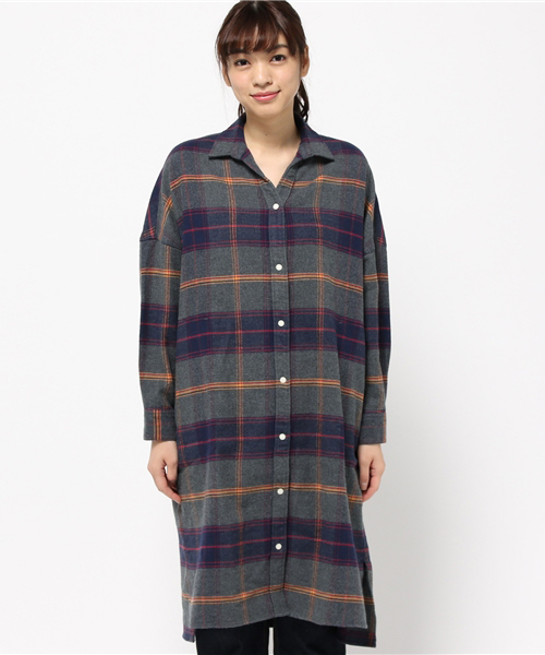 HYSTERIC GLAMOUR（ヒステリックグラマー）の「ロングSH（シャツ/ブラウス・レディース・レッド系その他/ネイビー/ブラック系その他・FREE）」の11枚目の写真