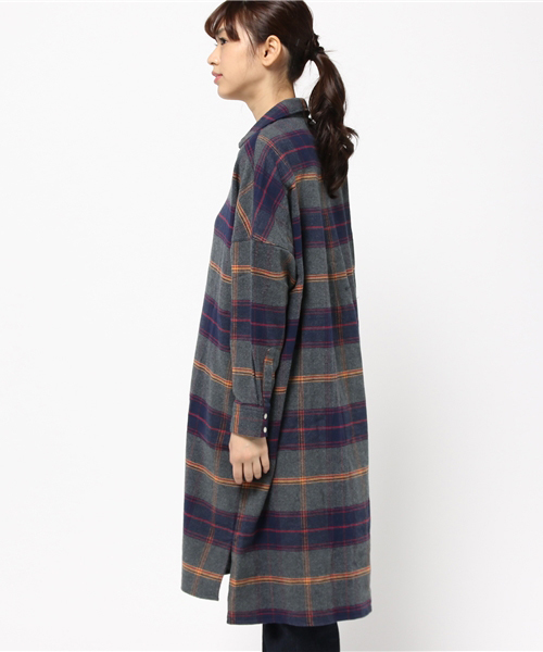 HYSTERIC GLAMOUR（ヒステリックグラマー）の「ロングSH（シャツ/ブラウス・レディース・レッド系その他/ネイビー/ブラック系その他・FREE）」の15枚目の写真