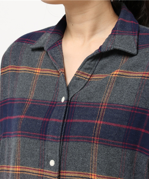 HYSTERIC GLAMOUR（ヒステリックグラマー）の「ロングSH（シャツ/ブラウス・レディース・レッド系その他/ネイビー/ブラック系その他・FREE）」の13枚目の写真