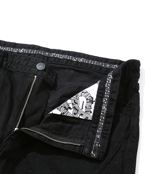 n(n) BY NUMBER (N)INE(エヌエヌバイナンバーナイン)の「SKINNY PANTS_STRECH DENIM(COLOR DENIM)(デニムパンツ・メンズ・ブラック・4/5/3/2)」の4枚目の写真