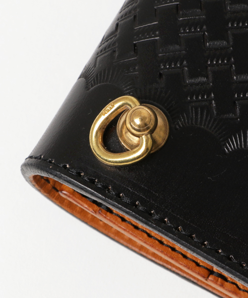 CALEE EMBOSSING LEATHER COIN CASE 財布