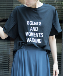 STUDIOUS SELECT | 【CLOCHE】袖スプリットメッセージTシャツ　71285674(Tシャツ/カットソー)