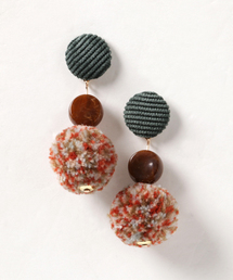 merlot plus | アクリルボンボンピアス4230(ピアス（両耳用）)