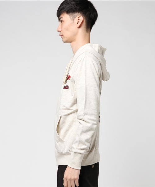 lowblowknuckleロウブロウナックル　ジップアップパーカー