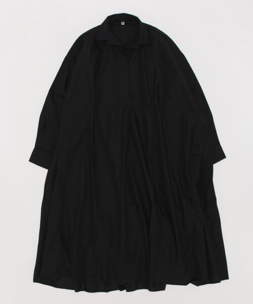 coca（coca）（コカ）の「【新色登場】オーバーフレアスキッパーシャツワンピース（シャツワンピース・レディース・ベージュ/ネイビー/ホワイト/ブラック・ONE SIZE）」の2枚目の写真