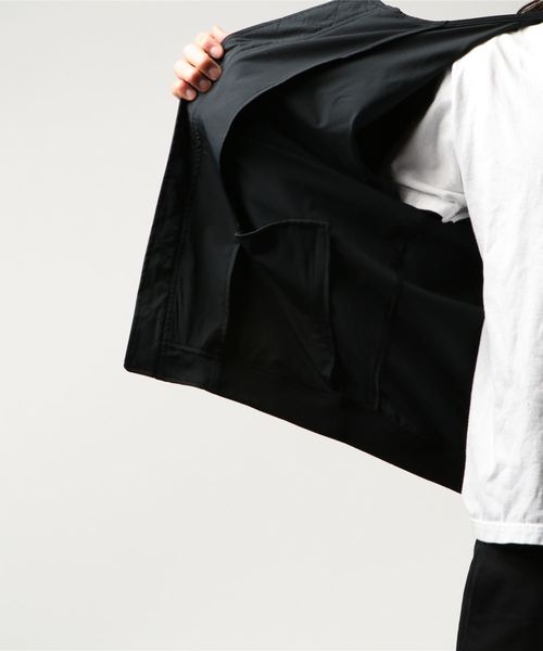 kutir(クティール)の「マルチWAYノーカラーMA-1(MA-1・メンズ・ブラック/ベージュ/カーキ・MEDIUM/LARGE)」の6枚目の写真