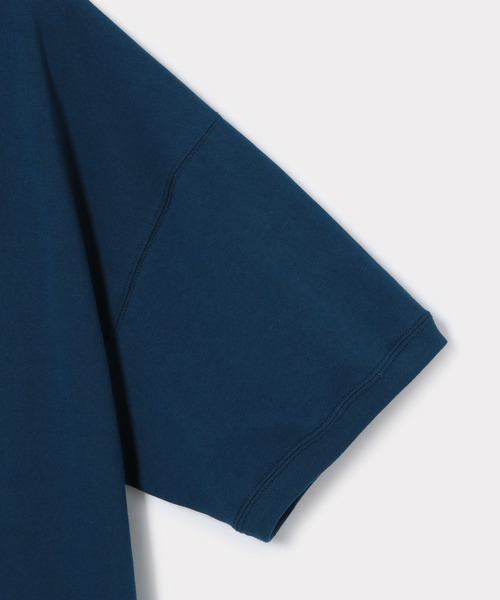 ADAM ET ROPE'（アダムエロペ）の「度詰めスウエット半袖Tシャツ（Tシャツ/カットソー・メンズ・ネイビー/ピンク/ホワイト/カーキ/ブラック・L/M）」の13枚目の写真