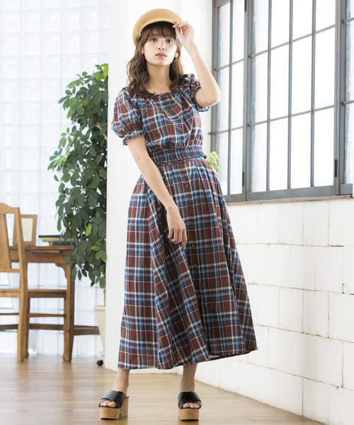 WEGO（ウィゴー）の「WEGO/チェックオフショルブラウス（シャツ/ブラウス・レディース・イエロー系その他3/ブラック系その他2/ブラウン系その他2・FREE）」の20枚目の写真