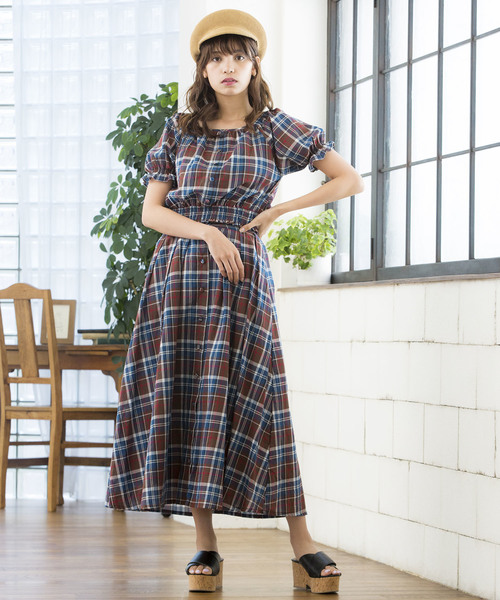 WEGO（ウィゴー）の「WEGO/チェックオフショルブラウス（シャツ/ブラウス・レディース・イエロー系その他3/ブラック系その他2/ブラウン系その他2・FREE）」の17枚目の写真