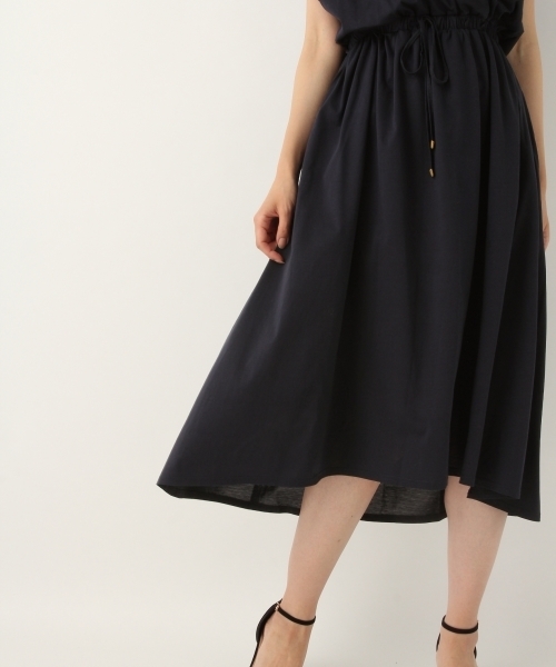 A part by（アパートバイ）の「WEB限定/CカシュクールSSワンピース 796918（ワンピース・レディース・ライトブルー/マスタード/ネイビー・FREE）」の16枚目の写真