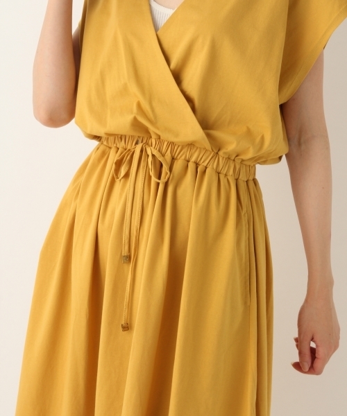 A part by（アパートバイ）の「WEB限定/CカシュクールSSワンピース 796918（ワンピース・レディース・ライトブルー/マスタード/ネイビー・FREE）」の21枚目の写真