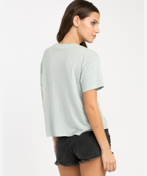 RVCA(ルーカ)の「RVCA レディース Tシャツ(Tシャツ/カットソー・レディース・グリーン系その他/ホワイト・SMALL/X-SMALL)」の5枚目の写真