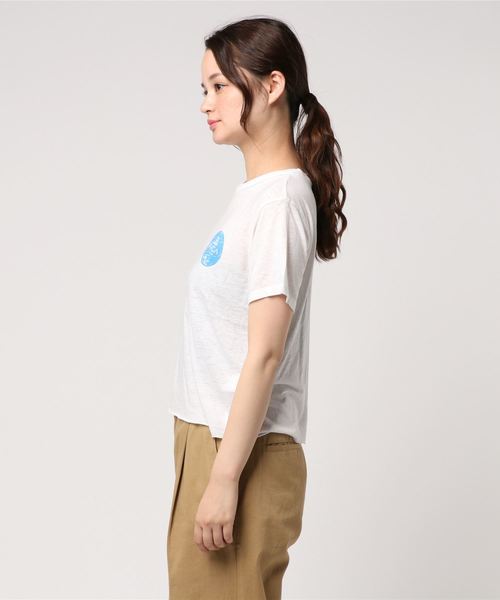 RVCA(ルーカ)の「RVCA レディース Tシャツ(Tシャツ/カットソー・レディース・グリーン系その他/ホワイト・SMALL/X-SMALL)」の7枚目の写真