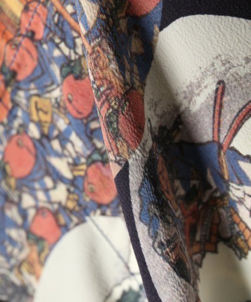 SUN SURF（サンサーフ）の「SUN SURF×ホクサイ / サンサーフ×葛飾北斎 : チュウシングラウチイリ #（シャツ/ブラウス・メンズ・ネイビー/ホワイト系その他・MEDIUM/LARGE）」の16枚目の写真