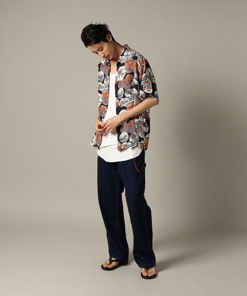 SUN SURF（サンサーフ）の「SUN SURF×ホクサイ / サンサーフ×葛飾北斎 : チュウシングラウチイリ #（シャツ/ブラウス・メンズ・ネイビー/ホワイト系その他・MEDIUM/LARGE）」の18枚目の写真