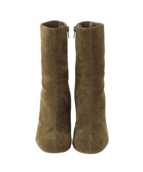 Ungrid（アングリッド）の「フェイクスウェードフィットブーツ（ブーツ・レディース・ベージュ/カーキ・S/M/L）」の4枚目の写真