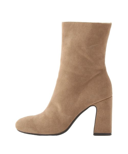 Ungrid（アングリッド）の「フェイクスウェードフィットブーツ（ブーツ・レディース・ベージュ/カーキ・S/M/L）」の8枚目の写真