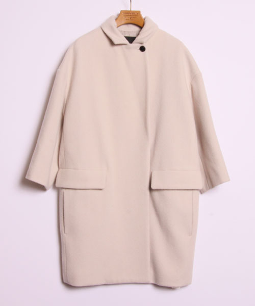 AMERICAN RAG CIE（アメリカンラグシー）の「モッサベロアフェミニンテーラードコート/AMR-dms-L132-CO071（その他アウター・レディース・ブラック/ピンクベージュ・FREE）」の12枚目の写真