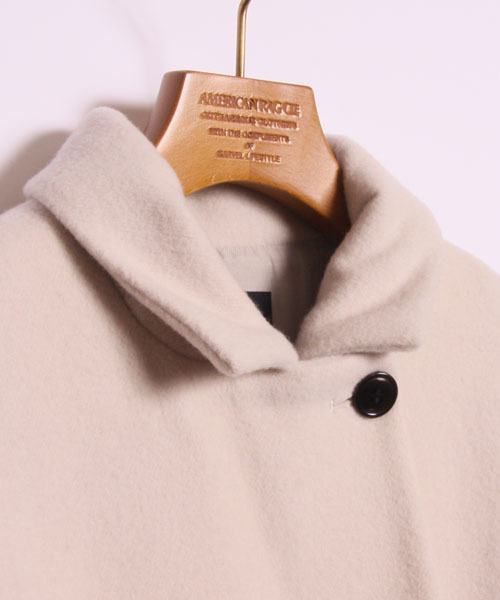 AMERICAN RAG CIE（アメリカンラグシー）の「モッサベロアフェミニンテーラードコート/AMR-dms-L132-CO071（その他アウター・レディース・ブラック/ピンクベージュ・FREE）」の14枚目の写真