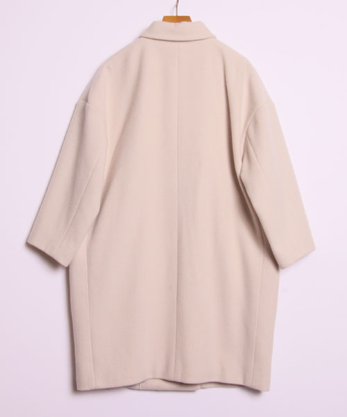 AMERICAN RAG CIE（アメリカンラグシー）の「モッサベロアフェミニンテーラードコート/AMR-dms-L132-CO071（その他アウター・レディース・ブラック/ピンクベージュ・FREE）」の11枚目の写真