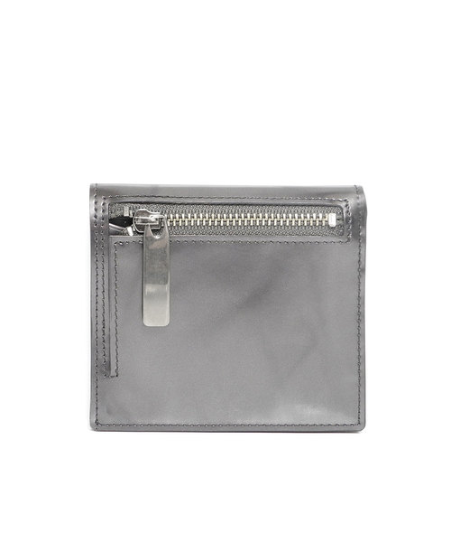 PATRICK STEPHAN(パトリックステファン)の「パトリック ステファン / Leather wallet 'compact' コンパクトウォレット(財布・メンズ・ブラック/シルバー/シルバー系その他/ベージュ/チャコールグレー/ピンク系その他/ブラック×シルバー/シルバー系その他2・FREE)」の7枚目の写真
