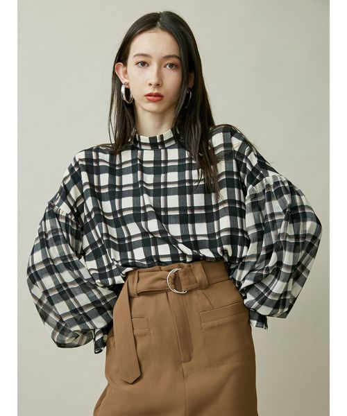 EMODA（エモダ）の「バルーンスリーブトップス（シャツ/ブラウス・レディース・ホワイト/ブラック/その他・FREE）」の3枚目の写真