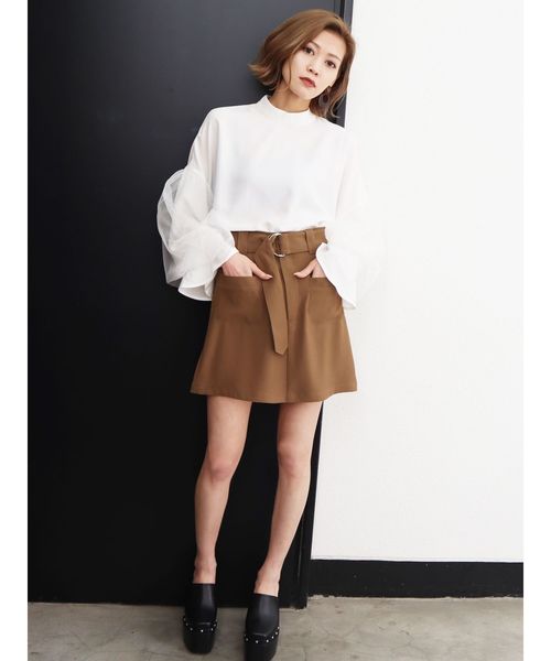 EMODA（エモダ）の「バルーンスリーブトップス（シャツ/ブラウス・レディース・ホワイト/ブラック/その他・FREE）」の13枚目の写真