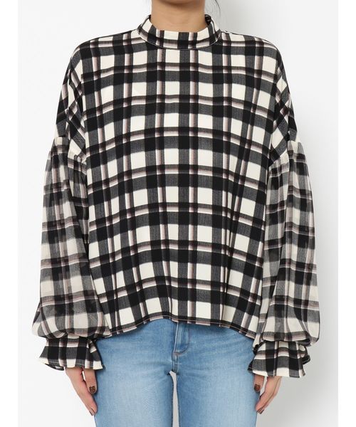 EMODA（エモダ）の「バルーンスリーブトップス（シャツ/ブラウス・レディース・ホワイト/ブラック/その他・FREE）」の11枚目の写真