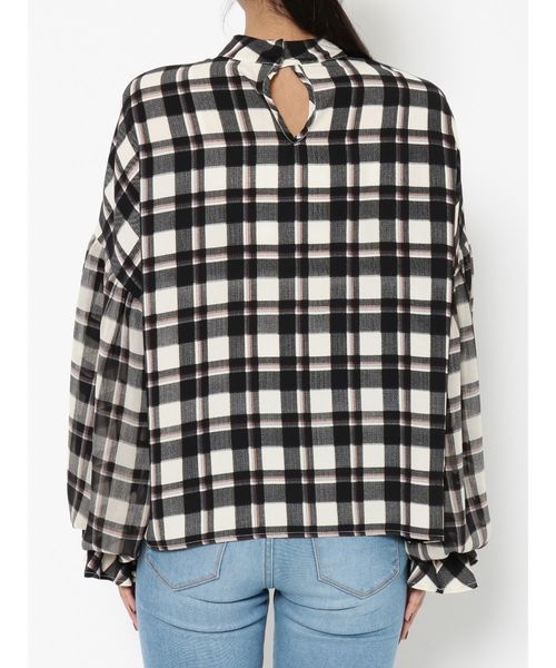 EMODA（エモダ）の「バルーンスリーブトップス（シャツ/ブラウス・レディース・ホワイト/ブラック/その他・FREE）」の5枚目の写真