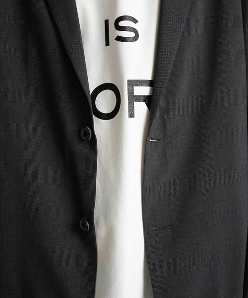 UNITED TOKYO（ユナイテッドトウキョウ）の「リネンライクボックスジャケット（テーラードジャケット・メンズ・ベージュ/グレー/ブラック・1/2/3）」の11枚目の写真