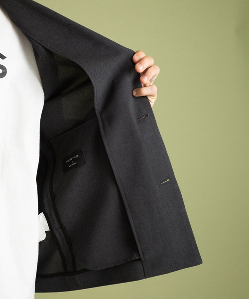 UNITED TOKYO（ユナイテッドトウキョウ）の「リネンライクボックスジャケット（テーラードジャケット・メンズ・ベージュ/グレー/ブラック・1/2/3）」の10枚目の写真