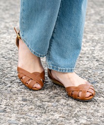 menue | ローウェッジ ストラップ サンダル(サンダル)