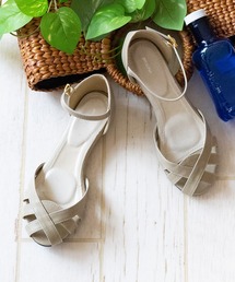 menue | ローウェッジ ストラップ サンダル(サンダル)