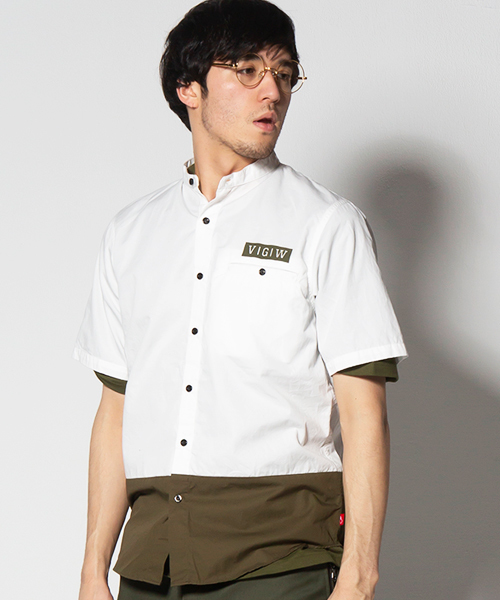VIRGOwearworks(ヴァルゴウェアワークス)の「STAND CHANGE SHIRTS(シャツ/ブラウス)」|ホワイト