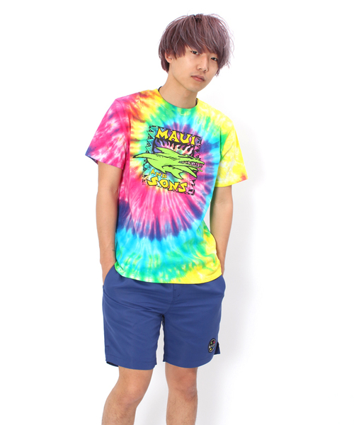 WEGO(ウィゴー)の「WEGO/MAUIイージーショーツ(その他パンツ・メンズ・ブラック/グリーン/ネイビー・LARGE/MEDIUM)」の1枚目の写真