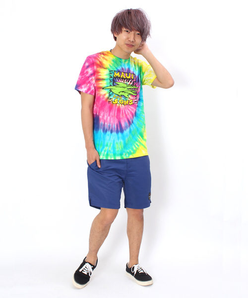 WEGO(ウィゴー)の「WEGO/MAUIイージーショーツ(その他パンツ・メンズ・ブラック/グリーン/ネイビー・LARGE/MEDIUM)」の13枚目の写真