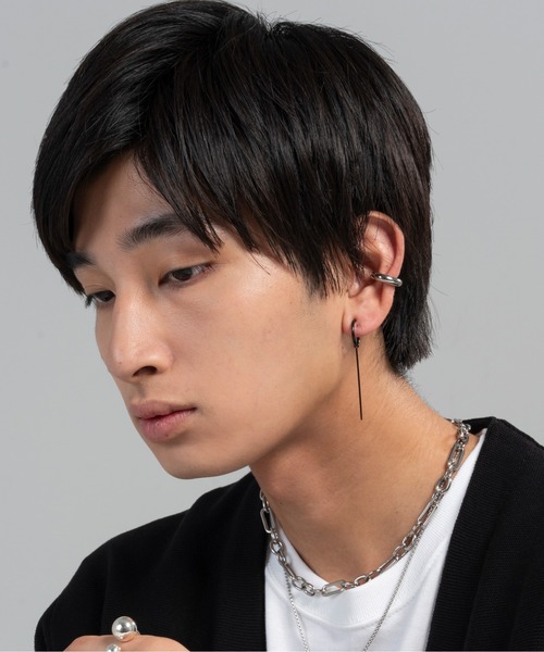 ieLS(イエルズ)の「金属アレルギー対応「ieLS」ステンレス チャームイヤリング(イヤリング・メンズ・その他1/その他2/その他3/その他4・ONE SIZE)」の4枚目の写真